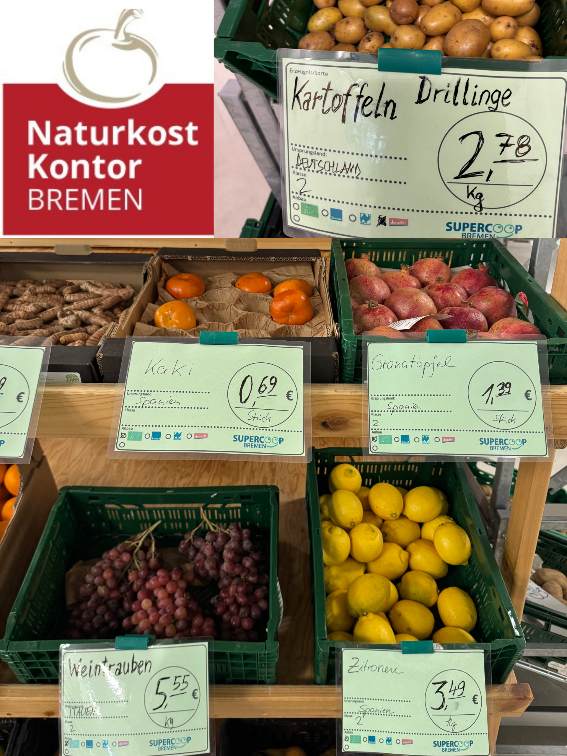Führung beim Naturkost Kontor Bremen