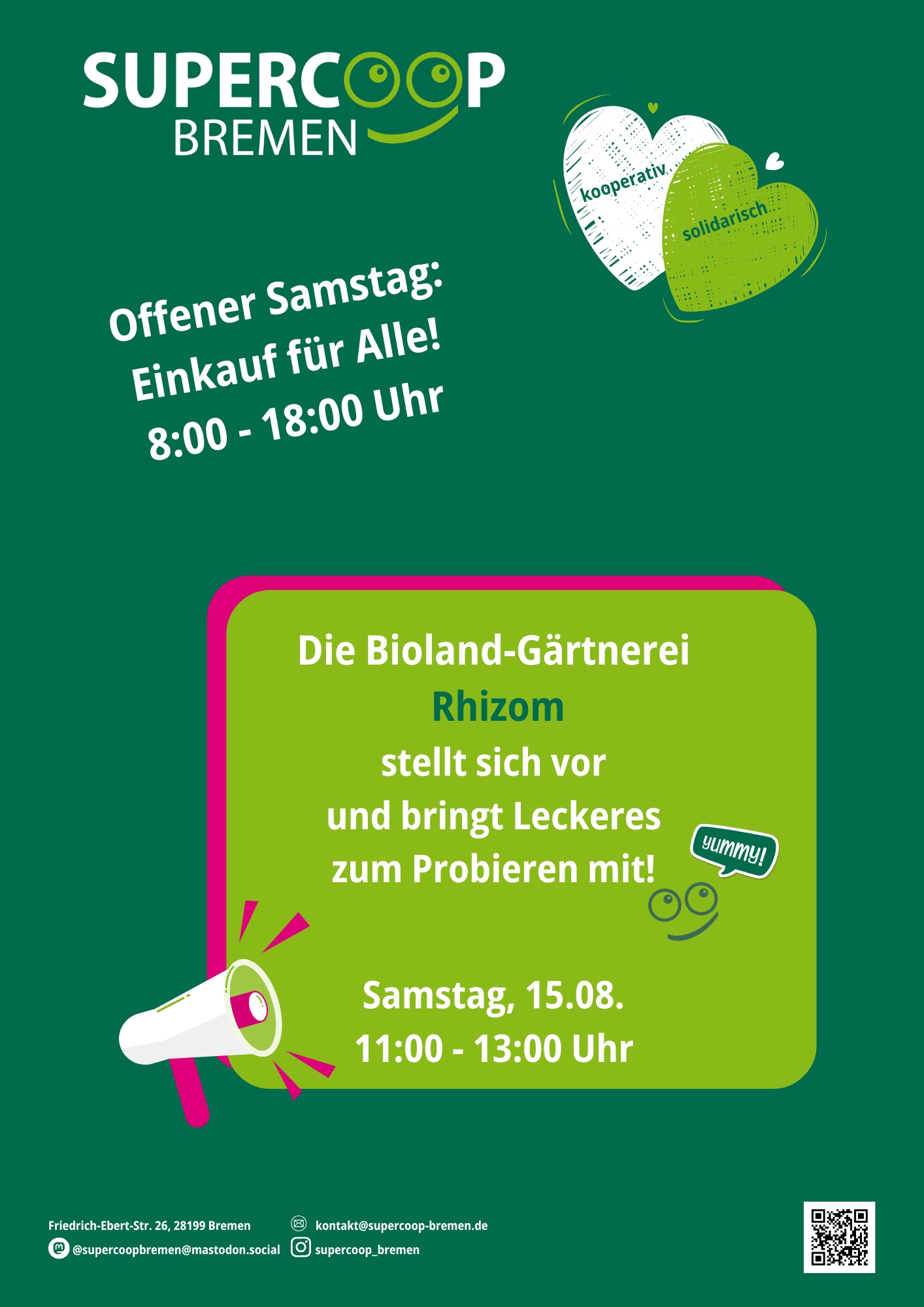 Offener Samstag mit Rhizom-Vorstellung
